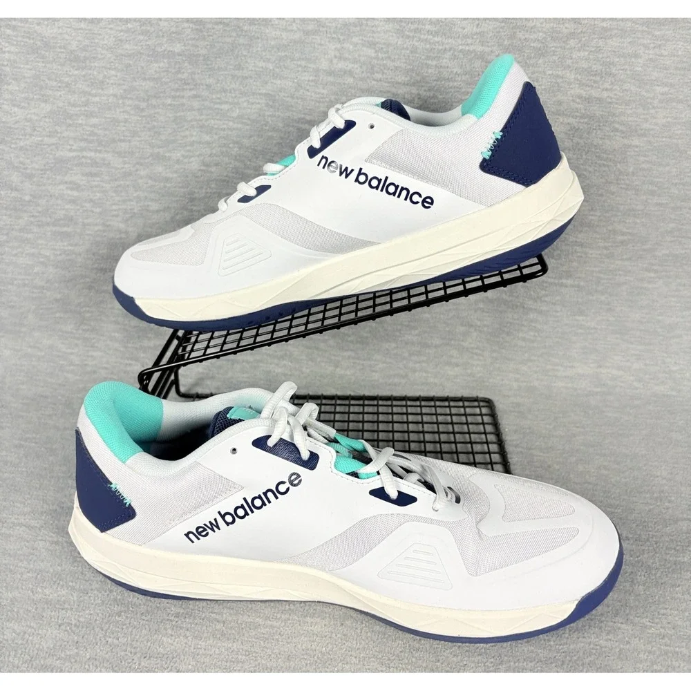 New Balance FuelCell 796v4 Pickleball Mens 11.5 D White Blue Court Tennis - Picture 2 of 11